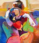 Hessam Abrishami Famous Paintings - Love Impression